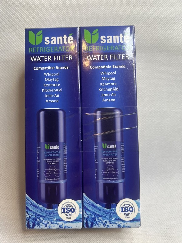 Sante Refrigerator Water Filter Kenmore 46 9930 Maytag 2-pack Whirlpool SEALED gallery