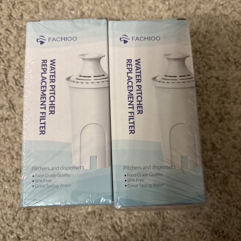 Fachioo Water Pitcher Filter Replacement Lot Of 2 Brita