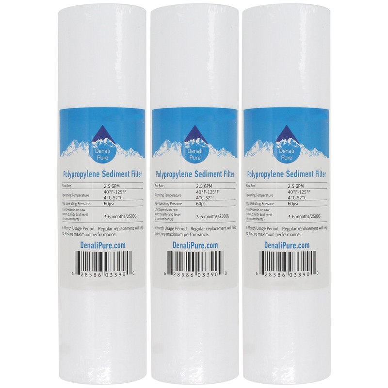 3X Polypropylene Sediment Filter for PurePro HRO-200