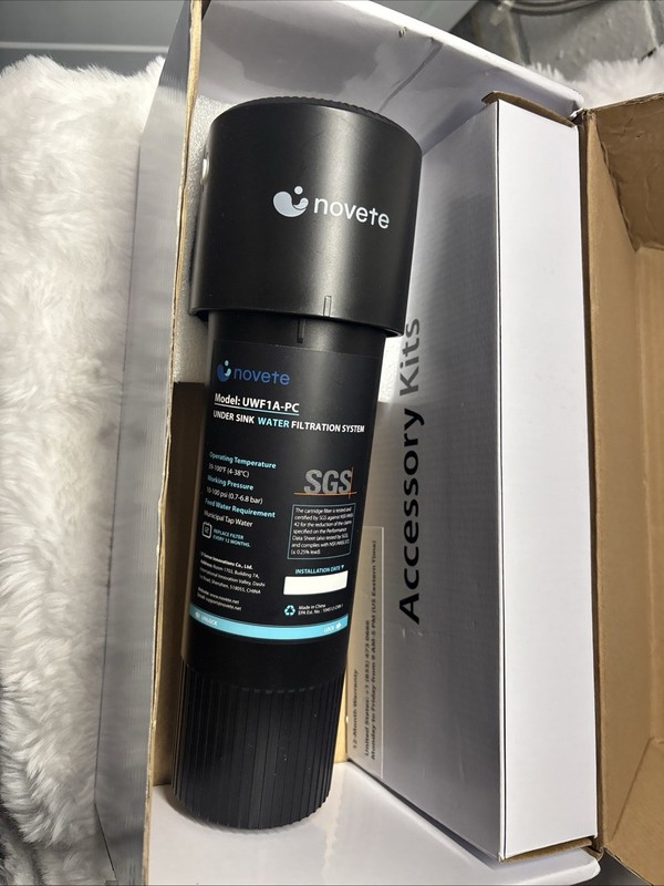 NOVETE Under Sink Water Filter Direct Connect 3 Year 30000 Gal