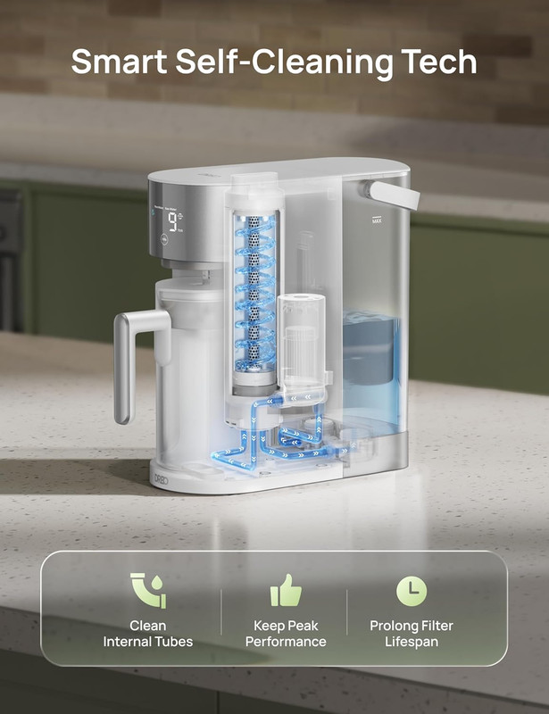 Reverse Osmosis Water Filter Countertop, RO Filtration System, 3:1 Pure to Drain gallery