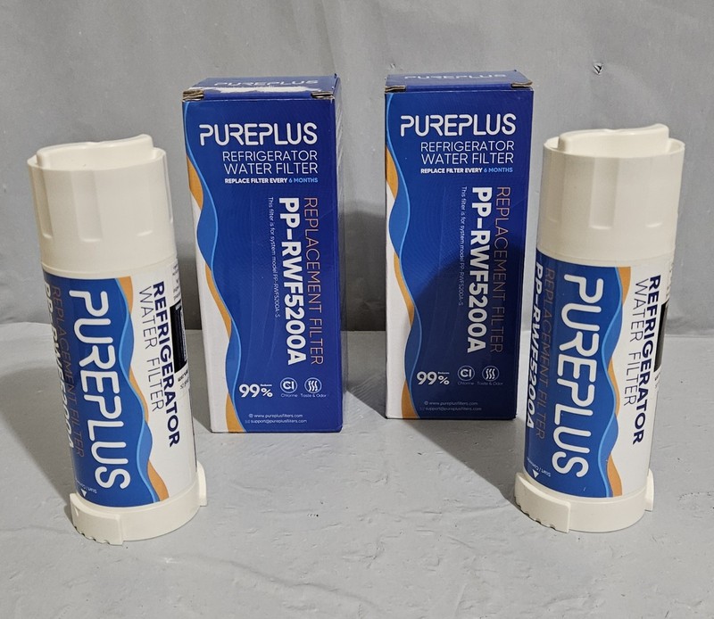 Lot of 2 PurePlus Refrigerator Water Filter PP-RWF5200A