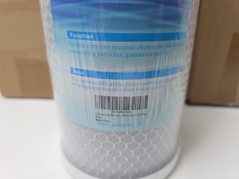 X4 LOT Geekpure Whole House Carbon Block Replacement Water Filters 5 Mic 10x4.5 gallery