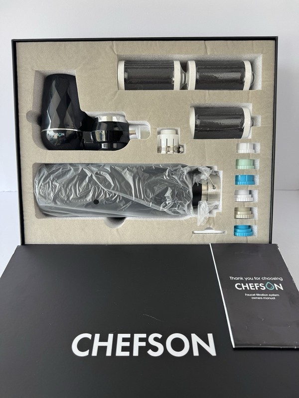 Chefson Faucet Water Filter System Multi Stage Tap Purifier Kit w Cartridges