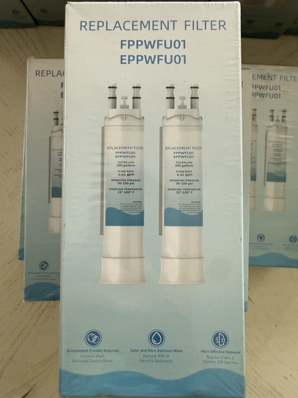 New 2-Pack Water Filter Replacement Cartridge FPPWFU01 / EPPWFU01 Frigidaire