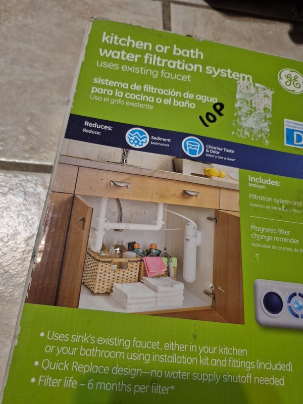 GE SmartWater GXULQ Full Flow Water Filtration System New - Open Box gallery