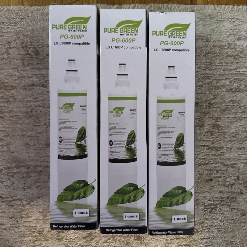 3X Fit For LG LT600P 5231JA2006A 5231JA2006F 5231JA2006B 469990 Water Filter