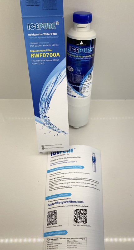 IcePure RWF0700A Refrigerator Water Filter for Select Samsung & Kenmore Models
