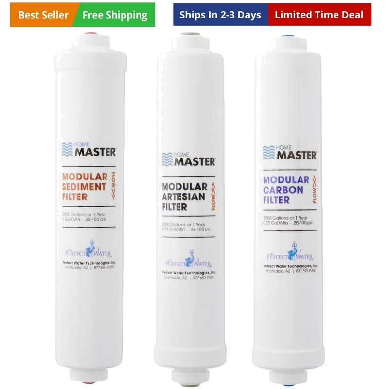 Artesian And HydroGardener Replacement Water Filter Change Set, White