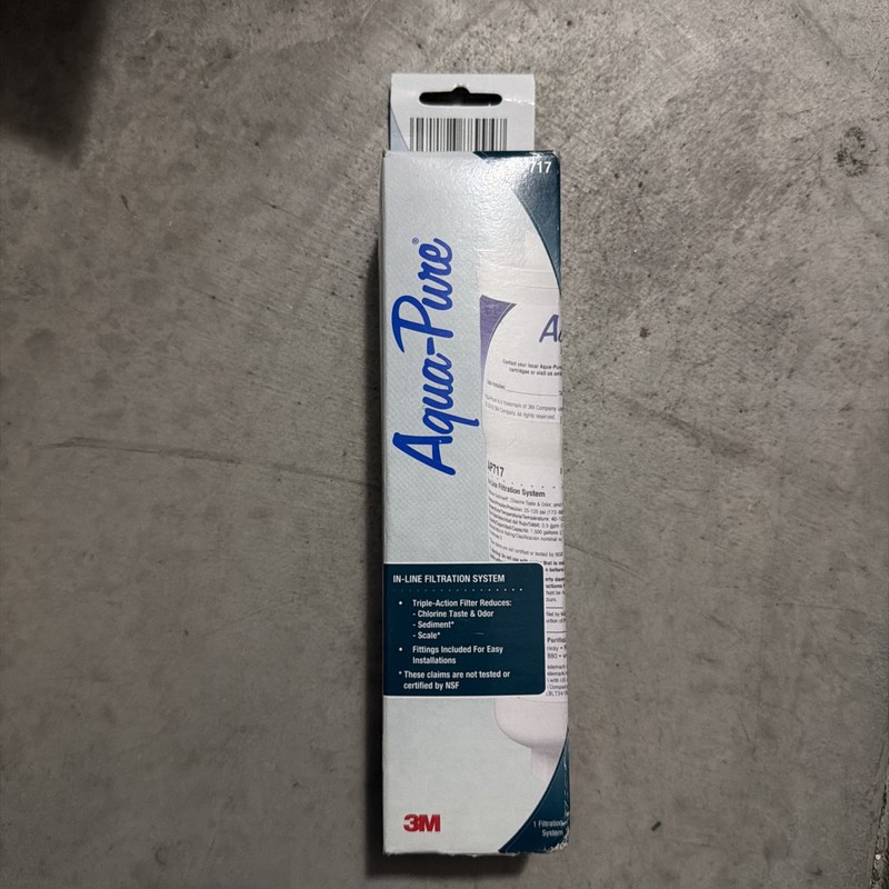 3M Aqua Pure In Line replacement triple action 5 micron water filter model AP717