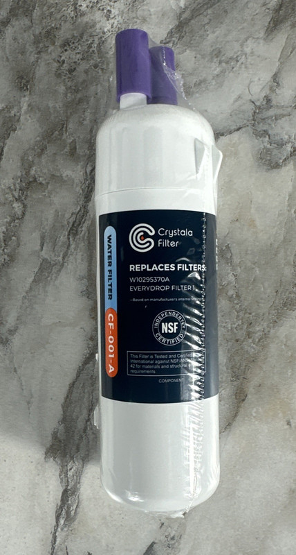 Water Filter CF-001-A By Crystala Filter Replaces W1029537OA Everydrop Filter