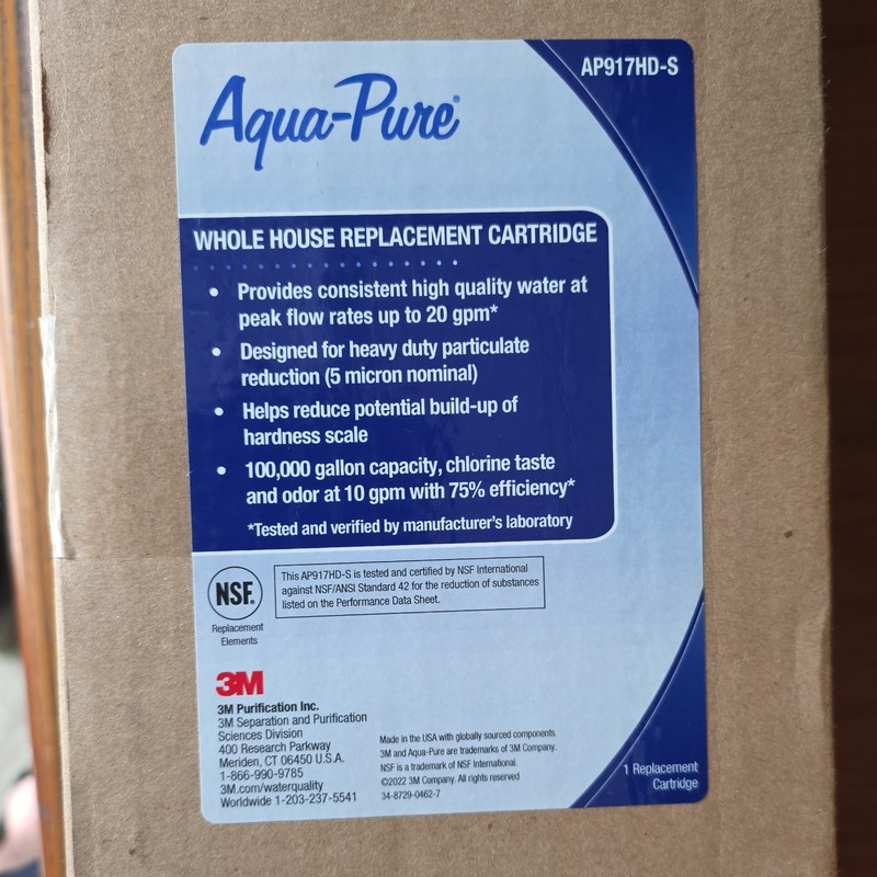 Aqua-Pure AP917HD-S Whole House Replacement Cartridge, Sediment, 100,000 gal