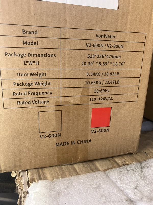 800GPD Tankless Reverse Osmosis Water Filter System high Flow UnderSink-VonWater gallery