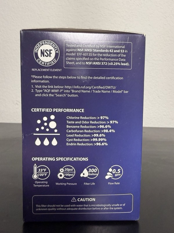 Aqua Crest AQF-MWF-P Premium Refrigerator Water Filter gallery
