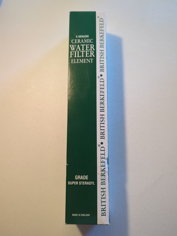 British Berkefeld Super Sterasyl Ceramic Water Filter Element 7″ Open Box