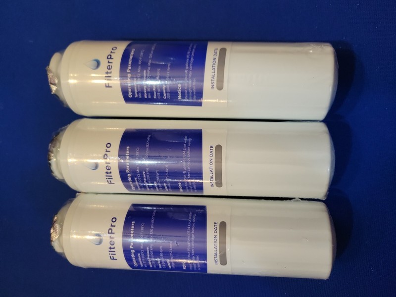 Filter Pro 200 gallon Refrigerator Water Filter No #4 NSF 3 Pack 600 Gallons New