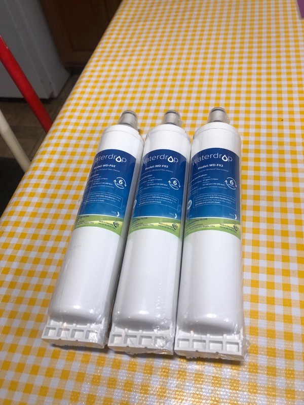 3 Pack Waterdrop WD-F02 Filter Replacement for Whirlpool 4396508 – Sealed -(CT1)