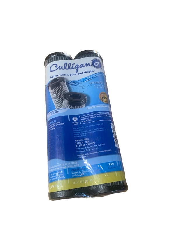 Culligan D-10 Replacement Water Filter (carbon pack of 2) Better taste & Odor