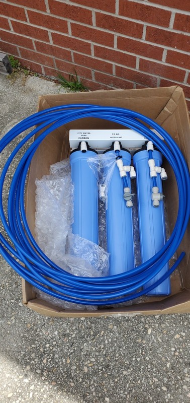 KINETICO PRO 104328. City Water Filter Kit Unused With Pipe