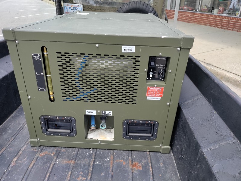 STERILIZER WATER TREATMENT Fort Defiance WRS10 Water Recovery Systems MILITARY