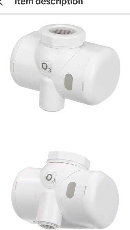 O3 Brand Water Sanitation System! (Attaches Right onto Sink Faucets!!)self power gallery
