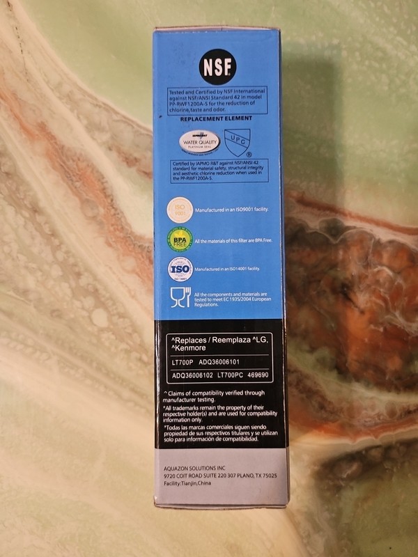 PUREPLUS PP-RWF1200A Refrigerator Water Filter, New Sealed, PP-RWF1200A gallery