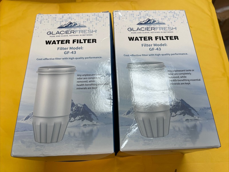 LOT OF 2 Glacier Fresh GF-43 Compatible with Zero Water 5 Stage-New Sealed