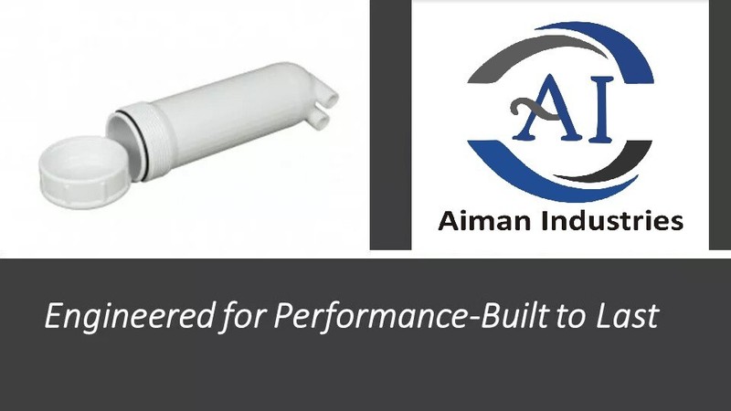 Aiman Industries RO Membrane Housing. Fits 3”x12” membranes (200-600 GPD)