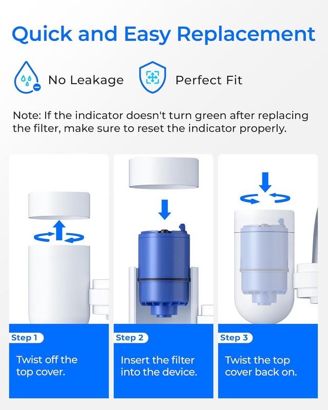C08A Faucet Water Filter, Compatible with All PUR® plus Water Filter, PUR® plus gallery