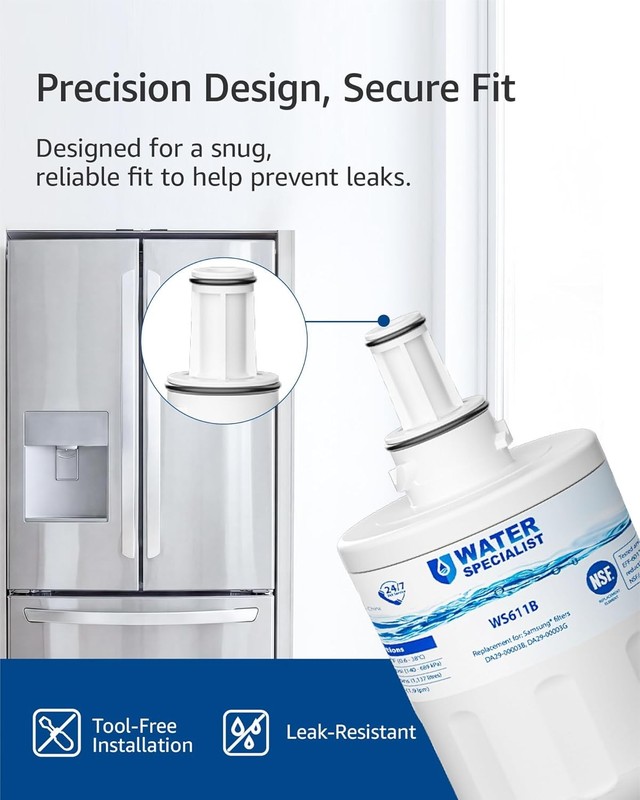 Waterspecialist Refrigerator Water Filter,Replacement for Samsung DA29-00003G gallery