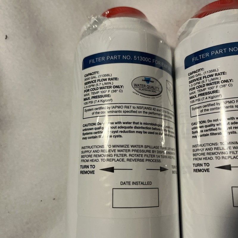 2 PACK 51300C Water Filter NO Chip for Elkay 51300C EWF3000 Ezh20 Bottle Filler gallery