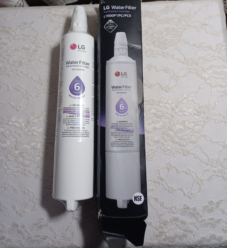 Refrigerator Water Filter Replacement Cartridge GENUINE LG 5231JA2006F LT600P