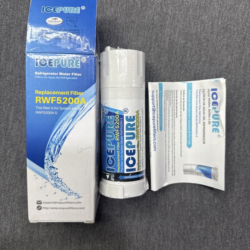 ICEPURE RWF5200A Refrigerator Water Filter Replacement Cartridge New Sealed