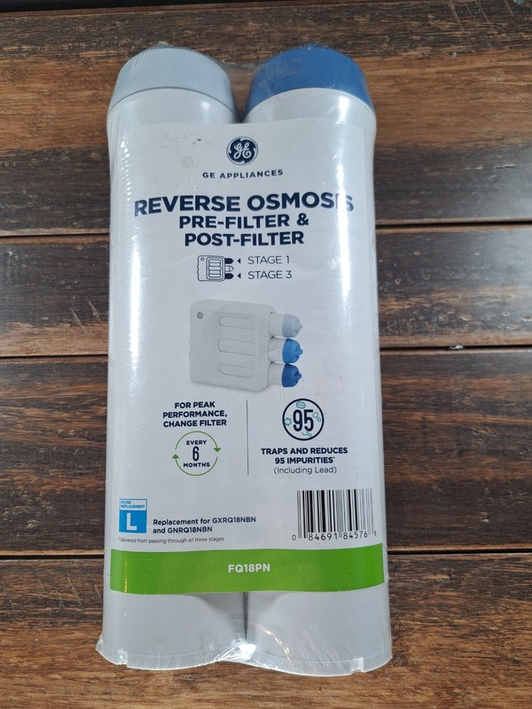 GE Appliances FQ18PN Reverse Osmosis Pre-Filter & Post-Filter Stage 1 & 3