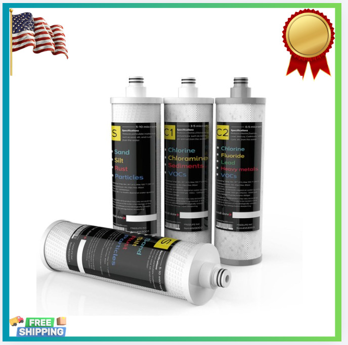 New M3005 Replacement Filter Cartridge Set 4 Pack for SK99 SP99 Water Filter
