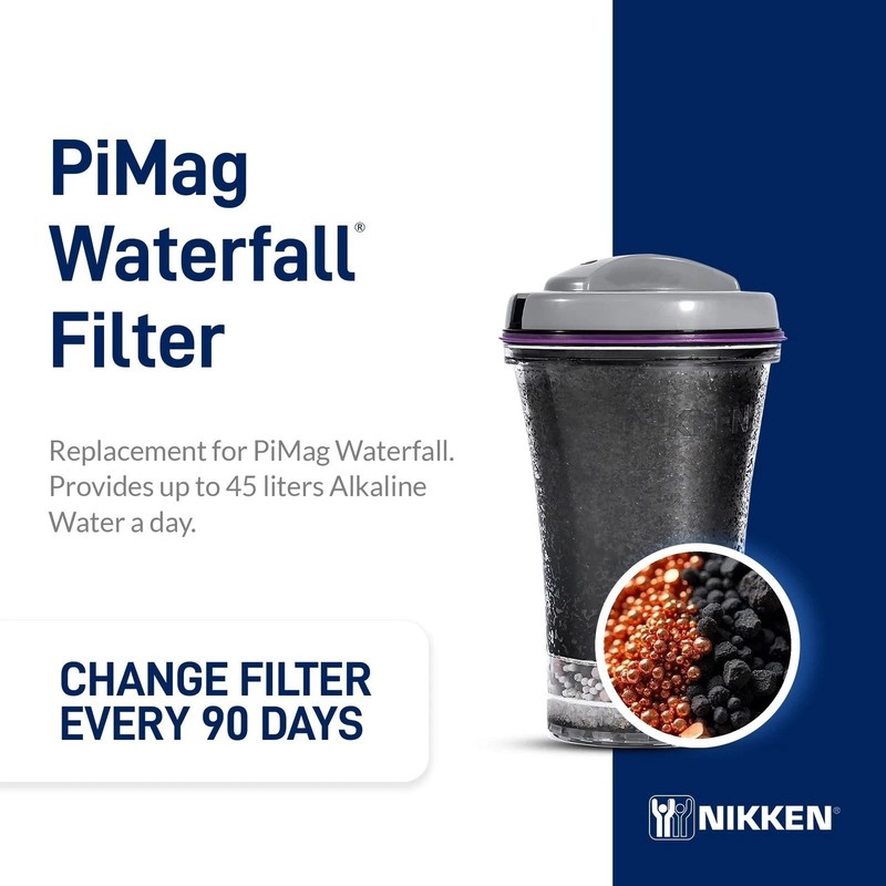 Nikken PiMag Waterfall System Filter With Copper Particles Replacement - NEW🔥 gallery