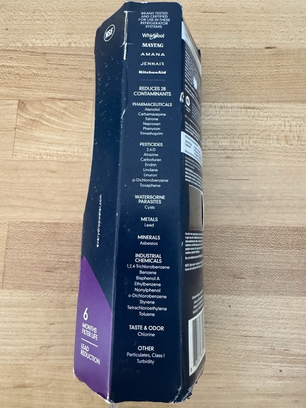 EveryDrop #1 Refrigerator Ice and Water Filter Reduces Lead & Contaminants NIB gallery