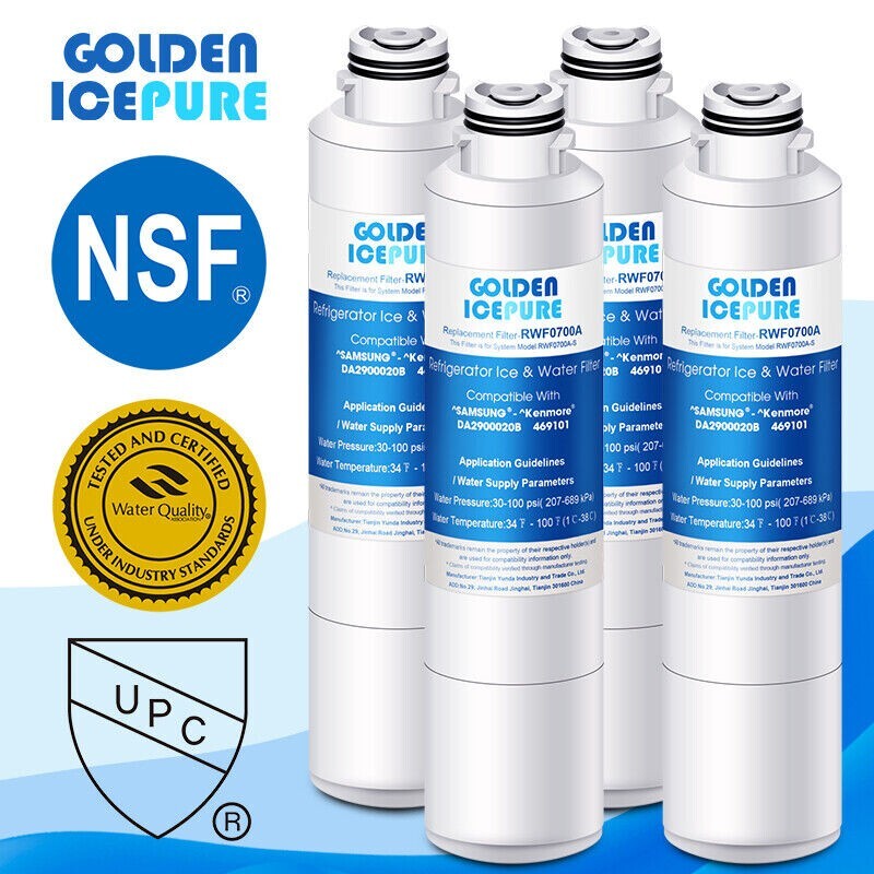Fit for SAMSUNG HAF-CIN/EXP, RF28HMEDBSR/AA, 700A 4 PACK