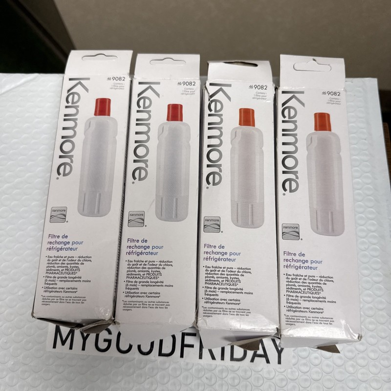 4 Pack Kenmore 9082 Replacement Refrigerator Water Filter for 469082 Sealed Pack gallery
