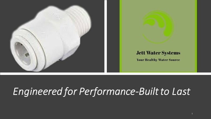 John Guest RO Male Straight Adaptor Water Fitting (3/8″ QC x 1/4″ NPT)