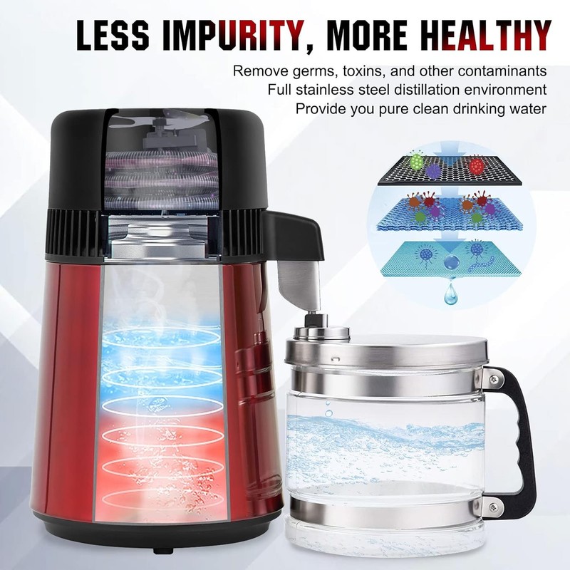Stainless Steel Water Distiller 4L 1 Gallon DC HOUSE gallery