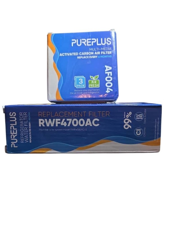 PUREPLUS Filter Combo Pack 1x RWF4700AC Water Filter + 1x AF004 Air Filter 3-pk