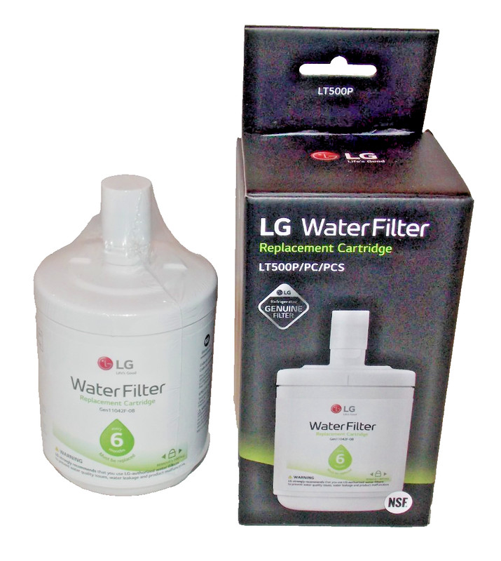 NIB LG Water Filter LT500P Replacement Cartridge – 6 Month, 500 Gallon Capacity