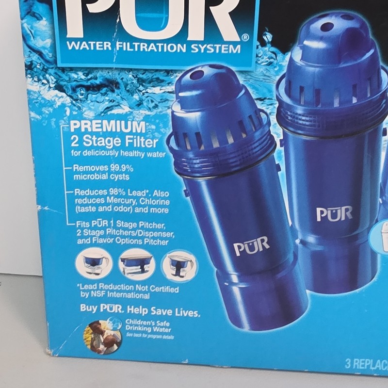 PUR Water Pitcher Replacement Filters CRF-950Z 3 Pack Open Box gallery