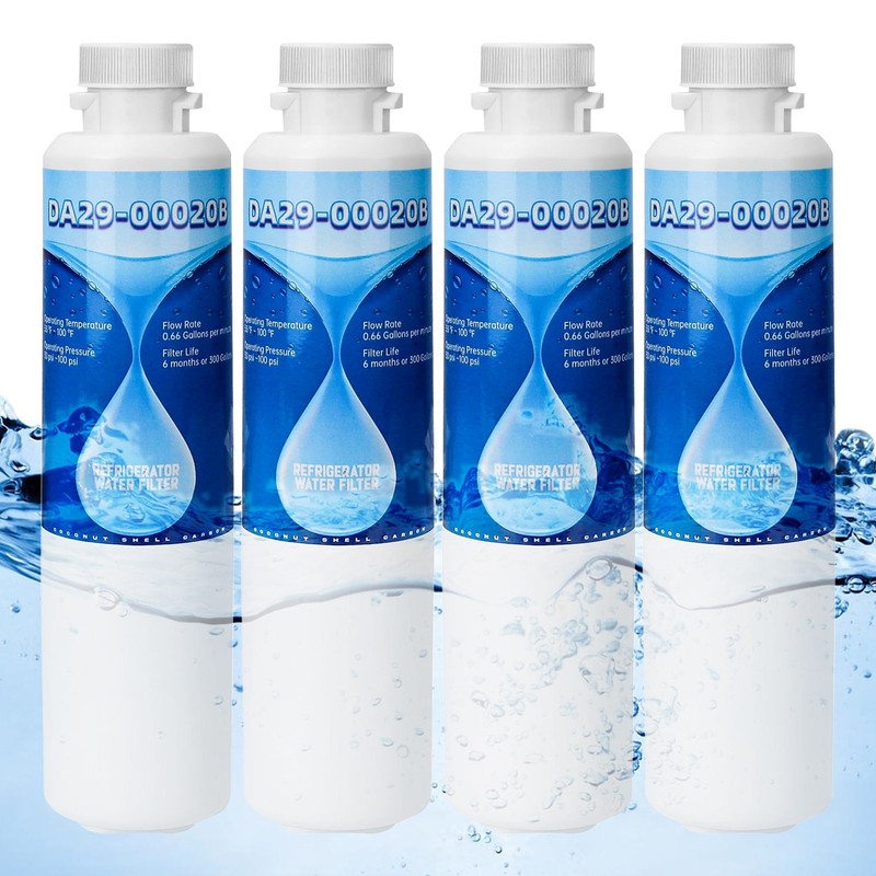 DA29-00020B HAF-CIN/EXP Refrigerator Water Filter Fit for Samsung, 4 Pack