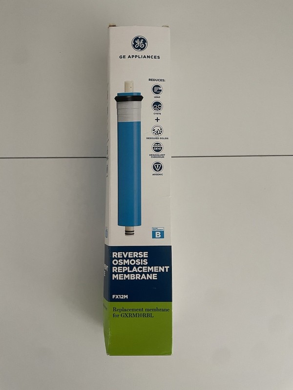GE Water Filter Cartridge FX12M Reverse Osmosis Membrane Replacement NEW Sealed