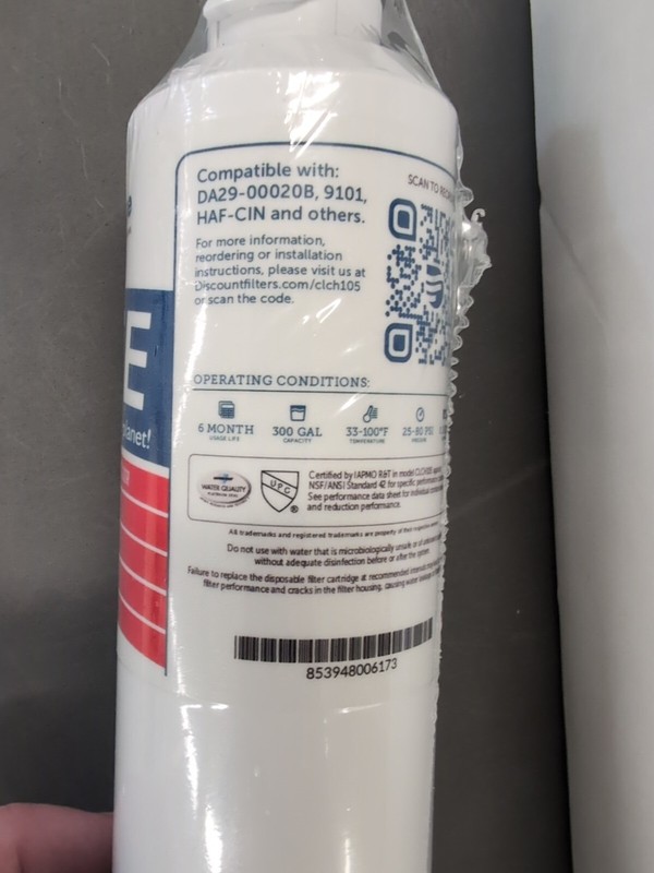 ClearChoice Refrigerator Water Filter CLCH105 Replaces Samsung DA29-00020B gallery