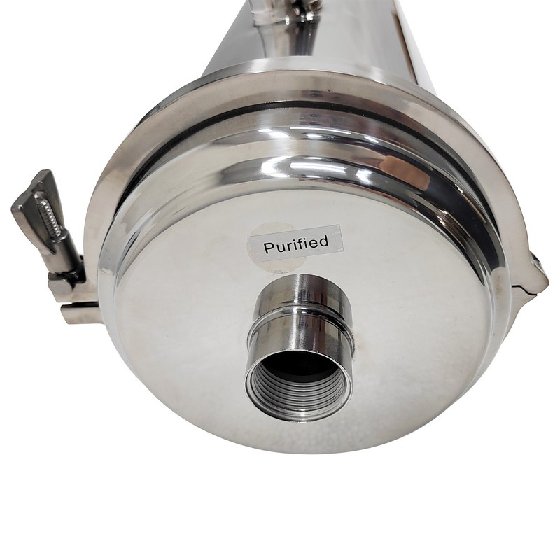 8000L/h Stainless PVDF Ultrafiltration Membrane Filter Water Purifier 1" NPT gallery