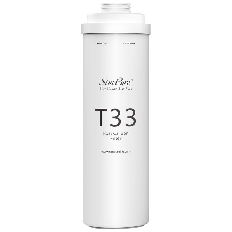 T33 Post Carbon Water Filter Replacement For SimPure T1-400UV Tankless RO System