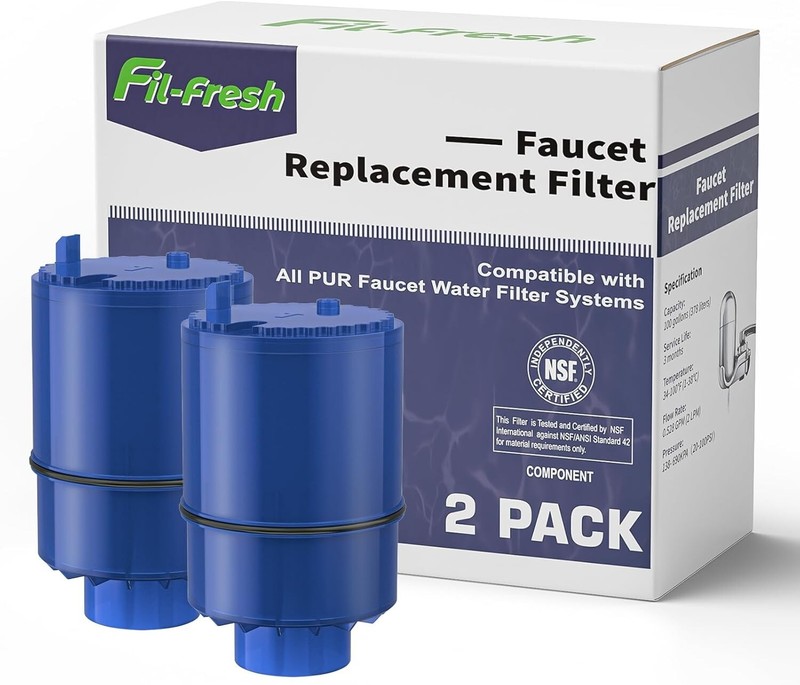 US RF-9999 Faucet Water Filter Replacement for FM3700 PFM400H, (2/3/4/6/8/12)